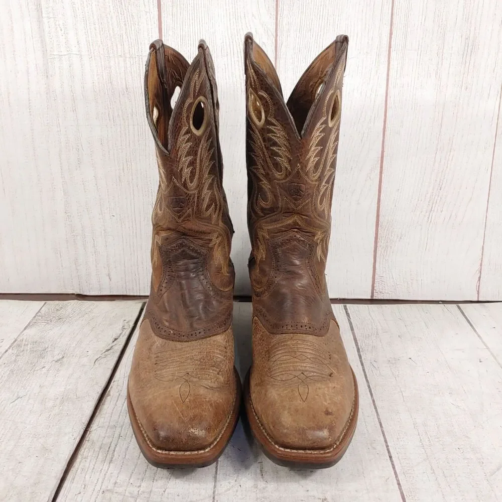 Ariat Heritage Cowboy Boots - MEN'S SIZE 11EE - 34824 Brown - Roughstock Western